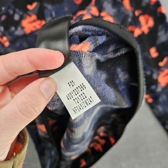 The North Face Floral Print Fleece Quarter Zip Pullover Women’s Large Outdoor - Picture 6 of 9